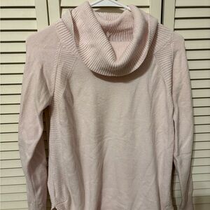 Time and Tru Light Pink Cowl Neck Sweater